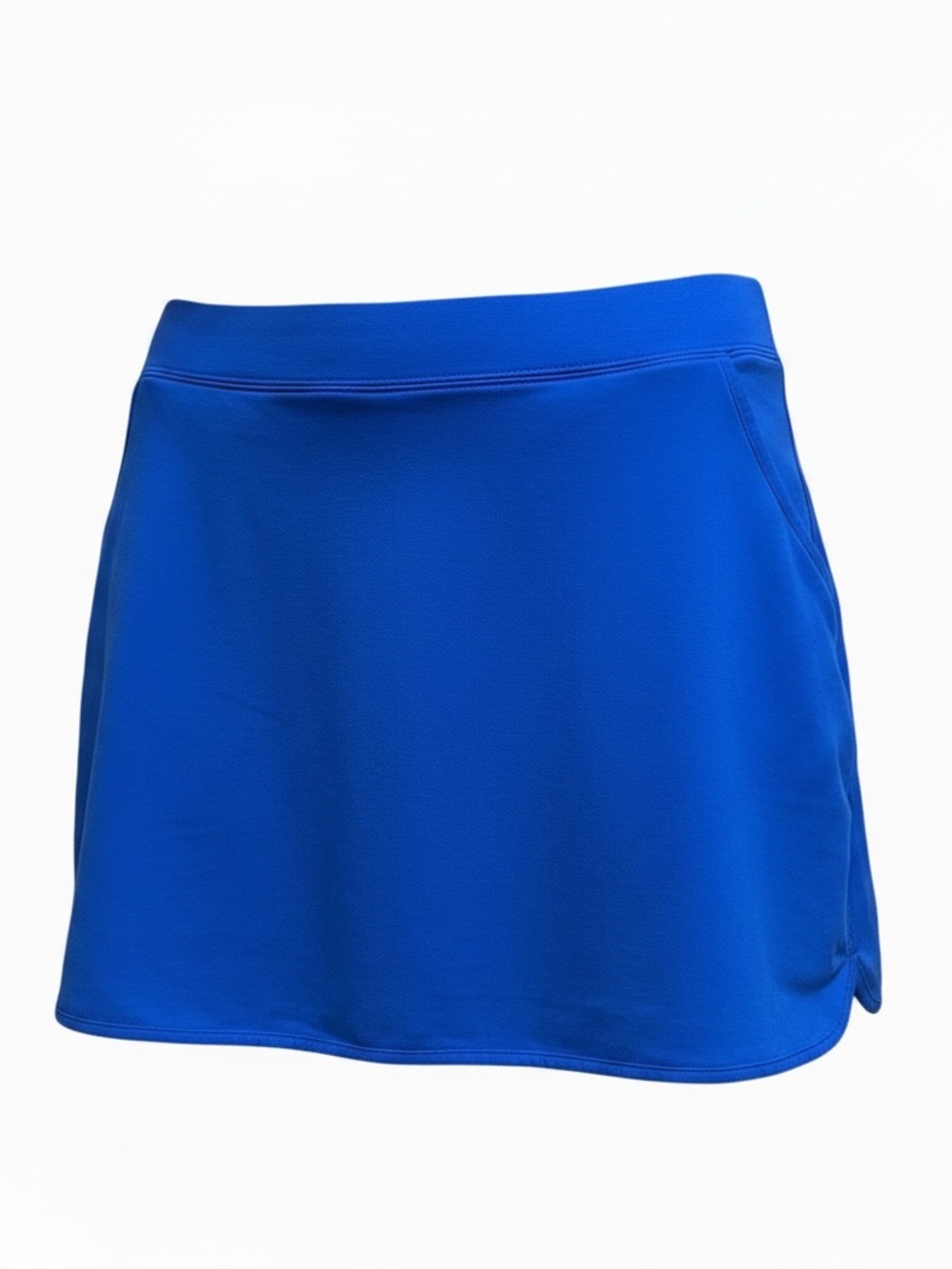 Bright Blue Stretch Pocketed Skort with Comfortable Waistband
